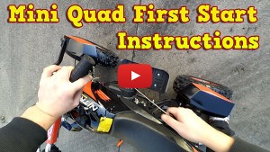Quad 50cc  First Start Instructions - Pocket Quad 50cc ATV Cobra 2