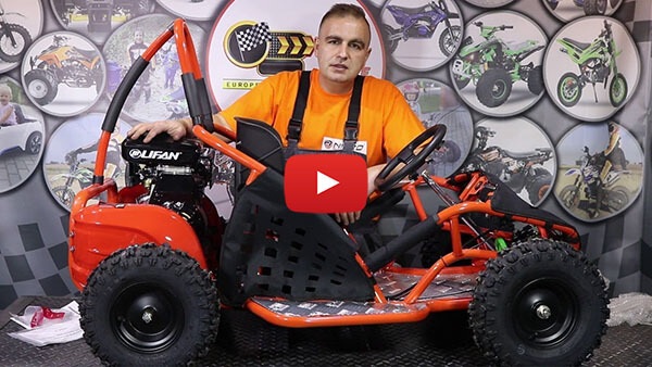 Video Instructions how to assemble GoKid 80cc Petrol Kids Buggy with Lifan Engine