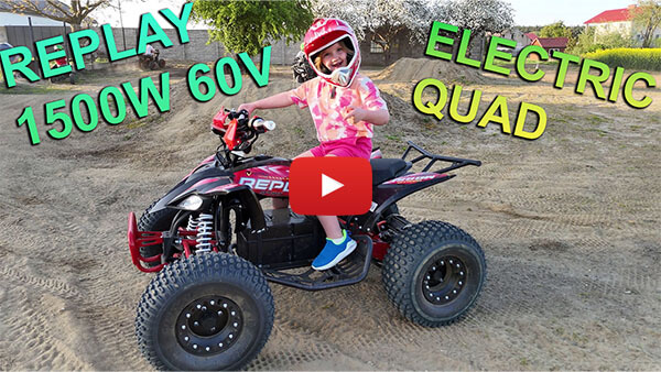 Replay 1500W 60V Electric Quad from Nitro Motors