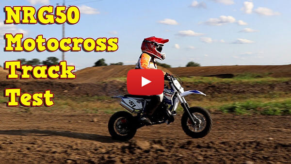 NRG50 Dirt Bike - Test on The Motocross Track