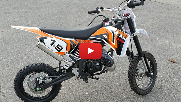 Video Review about NRG50 GTS 50cc Dirt Bike Motorbike Motocross 9HP KTM Replica 14/12