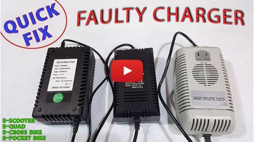 Video instructions how to repair faulty charger