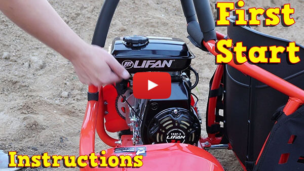 Video Instructions how to start engine in GoKid 80cc Petrol Kids Buggy with Lifan Engine