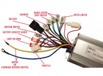 Controller for 800W - 36V Electric Motor - Quad, Dirt Bike, Pocket Bike
