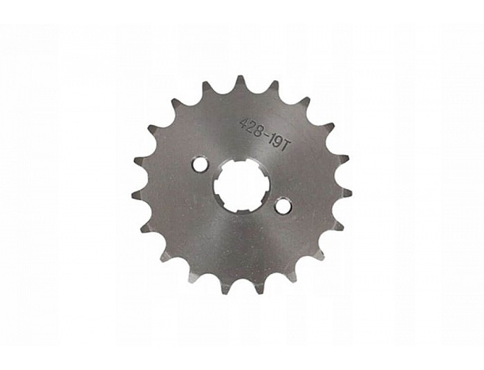 Voortandwiel 428 19T voor 110, 125, elektrische quad, crosser