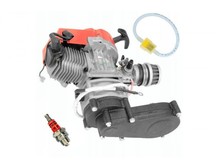 Moteur 49cc complet avec démarrage électrique pour pocket bike, moto cross, quad