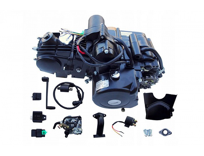 Komplette Motor 125ccm Automatik mit Rückwärtsgang 1+1 für 110, 125, 150 Quad