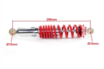 Front shock absorber 296mm