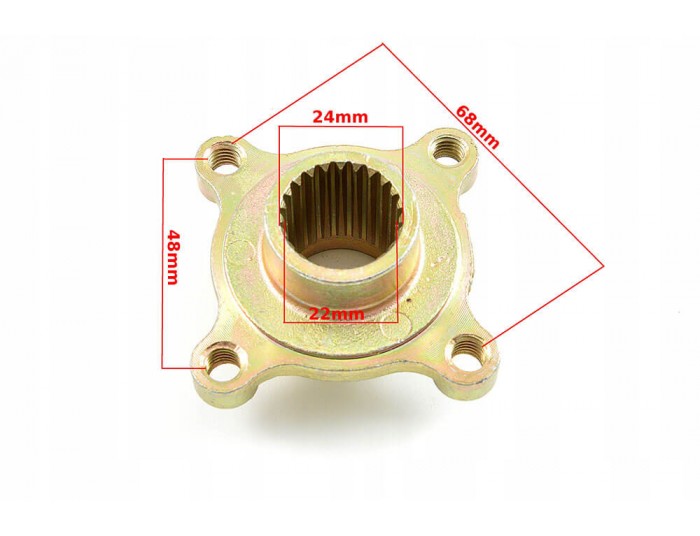 Moyeu de montage du pignon arrière 23 fraises pour 110, 125, électrique quad