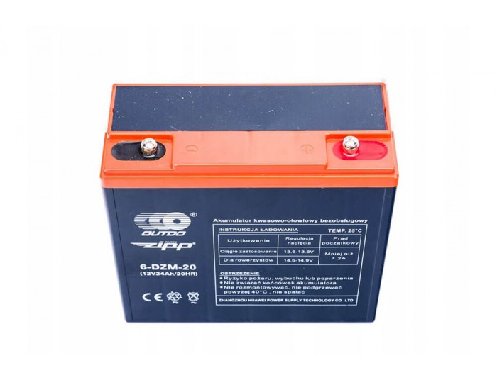 Batterie au gel 12V 20Ah 6-DZM-20 pour véhicules électriques