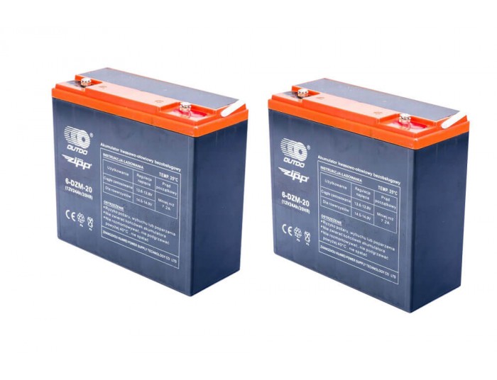 Gel batterij 24V 20Ah 6-DZM-20 voor Elektrische Voertuigen