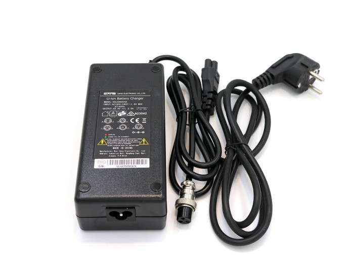 Chargeur 36V 1.8ah pour batterie Lithium-Ion pour véhicules électriques - Quad, Pocket Bike, Motocross, Trottinettes
