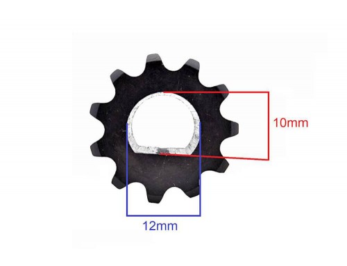 Front sprocket 11 tooth 25h for Madox Deluxe Liya Electric Quad Bike