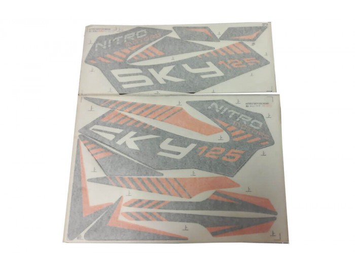 Set of decals for Sky 125cc 