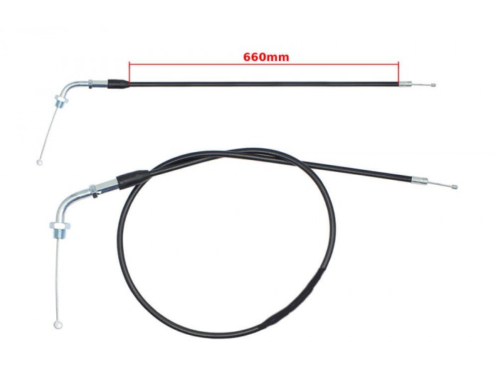 Câble daccélérateur pour 110, 125, 140 moto cross, pit bike