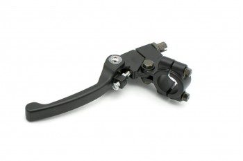 Clutch lever with a clamp foldable