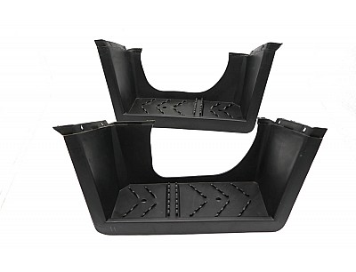 KEMIMOTO Universele voetsteunen voor passagiers compatibel met Enduros en Surron Segway X160 X260 Motorfiets Crossmotor Voetsteunen Crossmotor Passagier Pedalen, Zwart