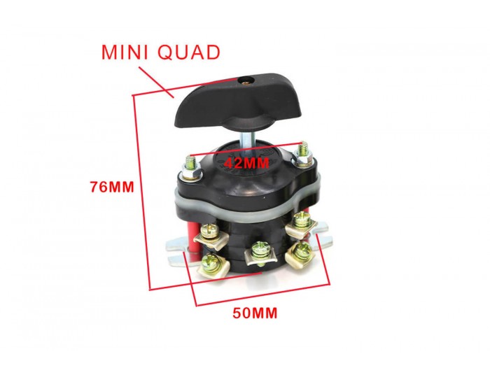 Vooruit / achteruit-schakelaar Mini voor elektrische quad