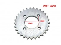 Achtertandwiel 29T 420 voor elektrische quad