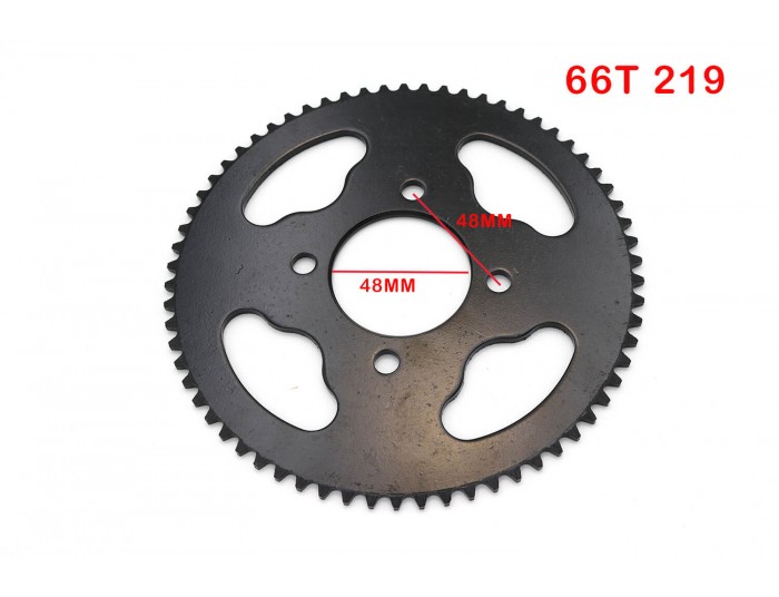 Rear sprocket 66T 219H for Electric Quad