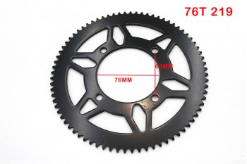 Rear sprocket 76 tooth 219h for Tiger Electric Dirt Bike