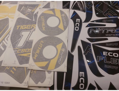 Stickers for Mini Electric Dirt Bikes