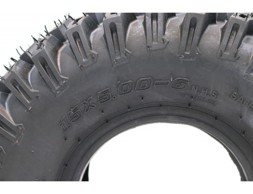 Tyre tubeless 6 inch 15x5.00-6