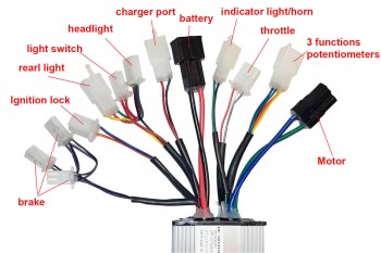 Contrôleur pour moteurs électriques 1000W 36V