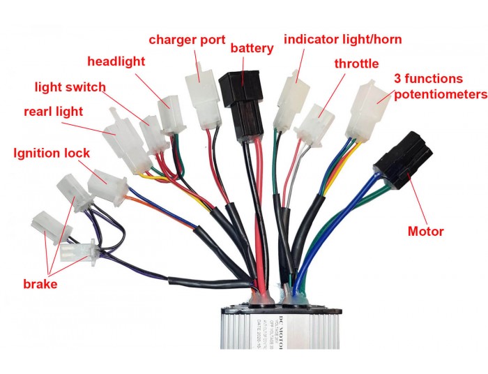 Contrôleur pour quad électrique 1000W 36V