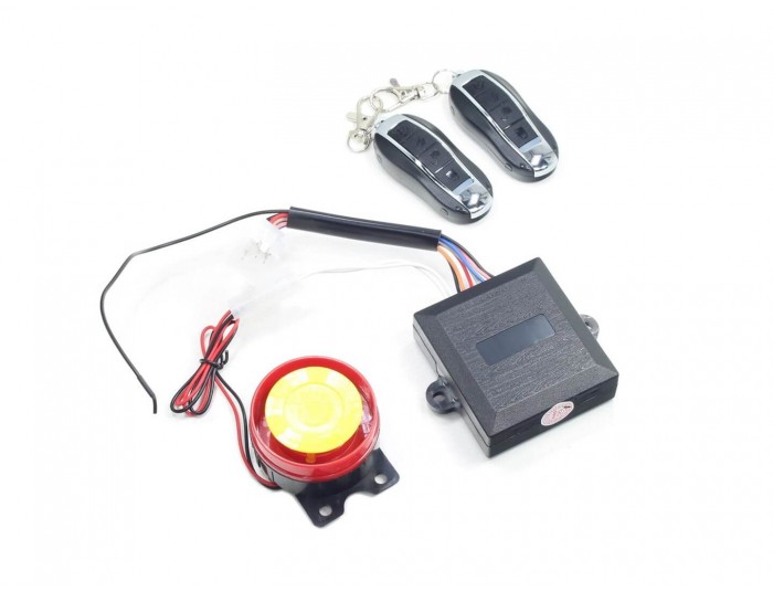 Alarm with remote controls for 110cc, 125cc, 150cc Quad 