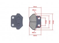 Klocki hamulcowe 8095 do 110, 125, Elektrycznego Mini Quada, Crossa