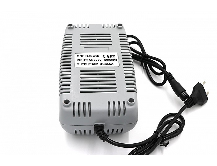 Ladegerät 60V 2.5ah für Blei-Säure-Batterien  für Elektrofahrzeuge - Quad, Pocket Bike, Cross Bike, Scooter