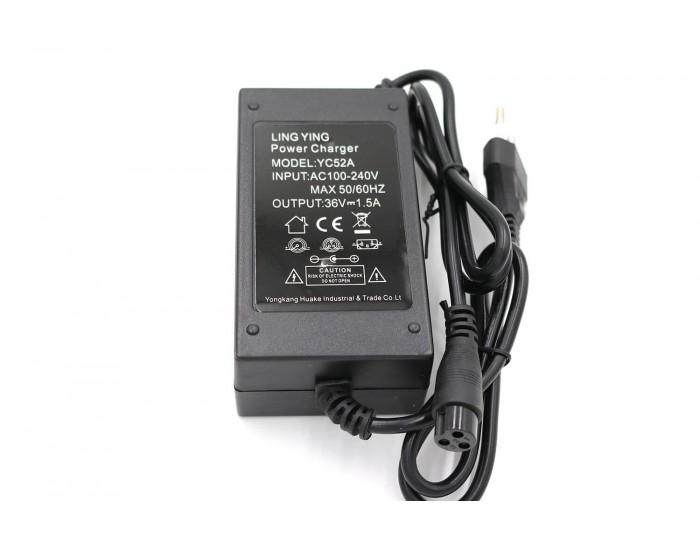 Charger 36V 1.5ah for Lead Acid Batteries for electric vehicles - Quad, Pocket Bike, Scooter, Dirt Bike