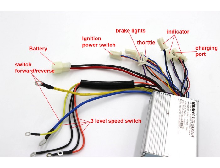 Controller for 800W 36V Electric Quads