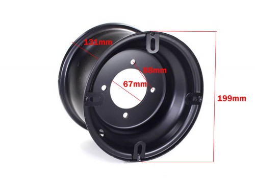 Felge hinten/vorne 7 Zoll Beadlock