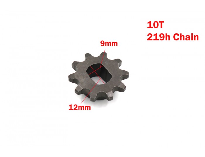 Front sprocket 10 tooth 219h for Tiger Electric Dirt Bike