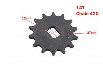 Front sprocket 14T 420