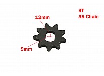 Kettenrad vorne für GoKid Buggy von Nitro Motors