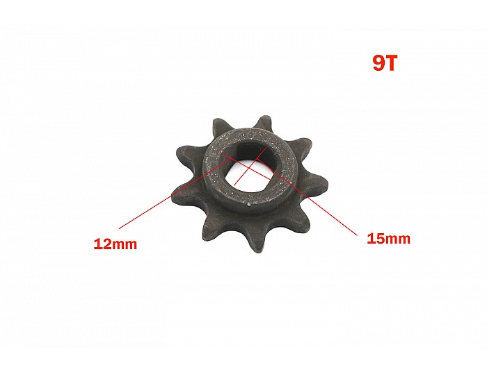 Voortandwiel voor Crosser NRG50 49cc van Nitro Motors