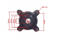 Front wheel hub for 110cc, 125cc, Electric Quad