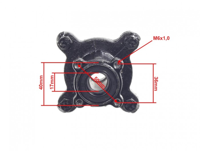 Front wheel hub for 110cc, 125cc, Electric Quad