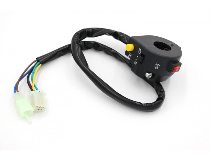 On/Off Switch with start button and lights switch for 49cc 2 Stroke Engine Mini Quad 