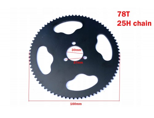 Rear Sprocket 78 Tooth 25H