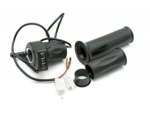 Gashendel voor elektrische voertuigen 24V 36V 48V 60V met batterijmeter