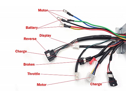 Controller voor 1000W 48V borstelloze elektromotoren 