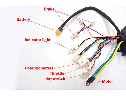 Controller voor 1500W 48V borstelloze elektromotoren