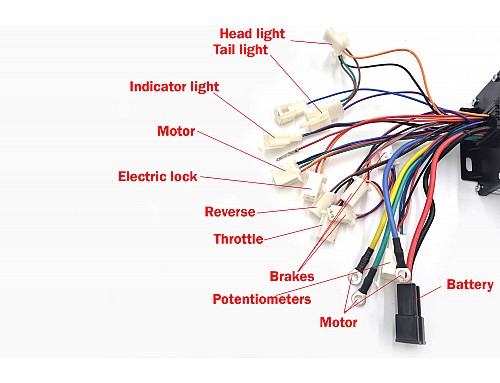 Controller voor 1500W 48V borstelloze elektromotoren