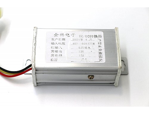 Przetwornica DC 48V 60V 72V na 12V 15Ah