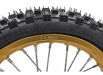 Voorwiel 14 inch voor elektrische Cross Bike Tiger