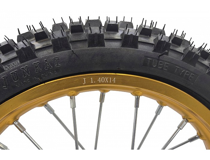 Voorwiel 14 inch voor elektrische Cross Bike Tiger